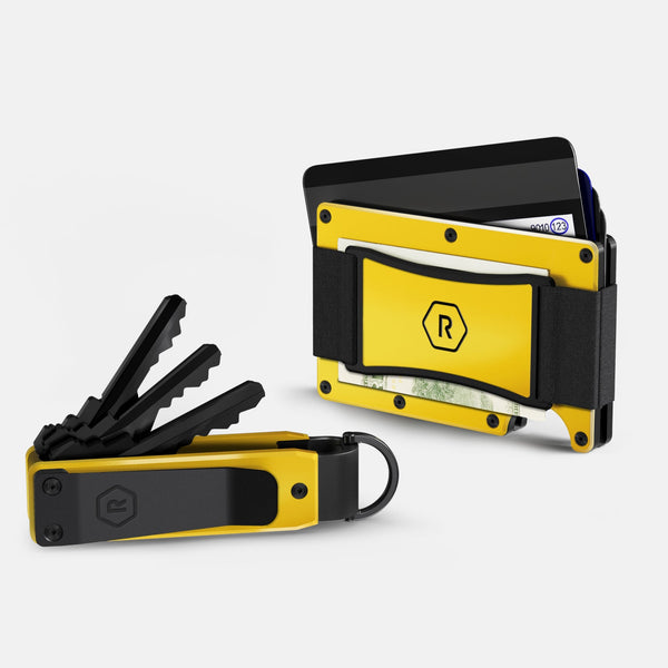 Ridge Wallet + KeyCase - Apex Yellow | TRACK-TESTED COLORS - Ridge UK