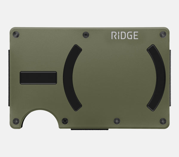 Ridge Wallet For MagSafe - Matte Olive | The Ridge - Ridge UK