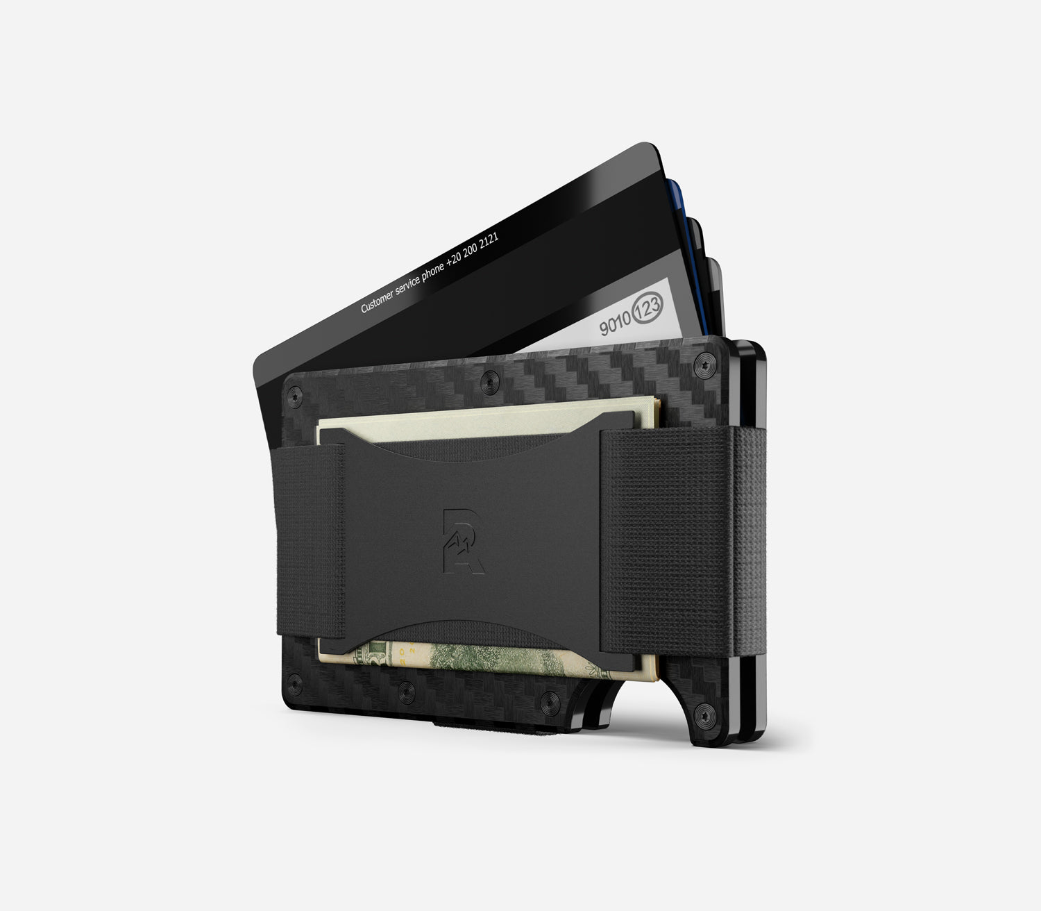 小物 the RIDGE Forged Carbon Cash Strap Carbon Fiber Wallet — 3K Weave - Ridge UK