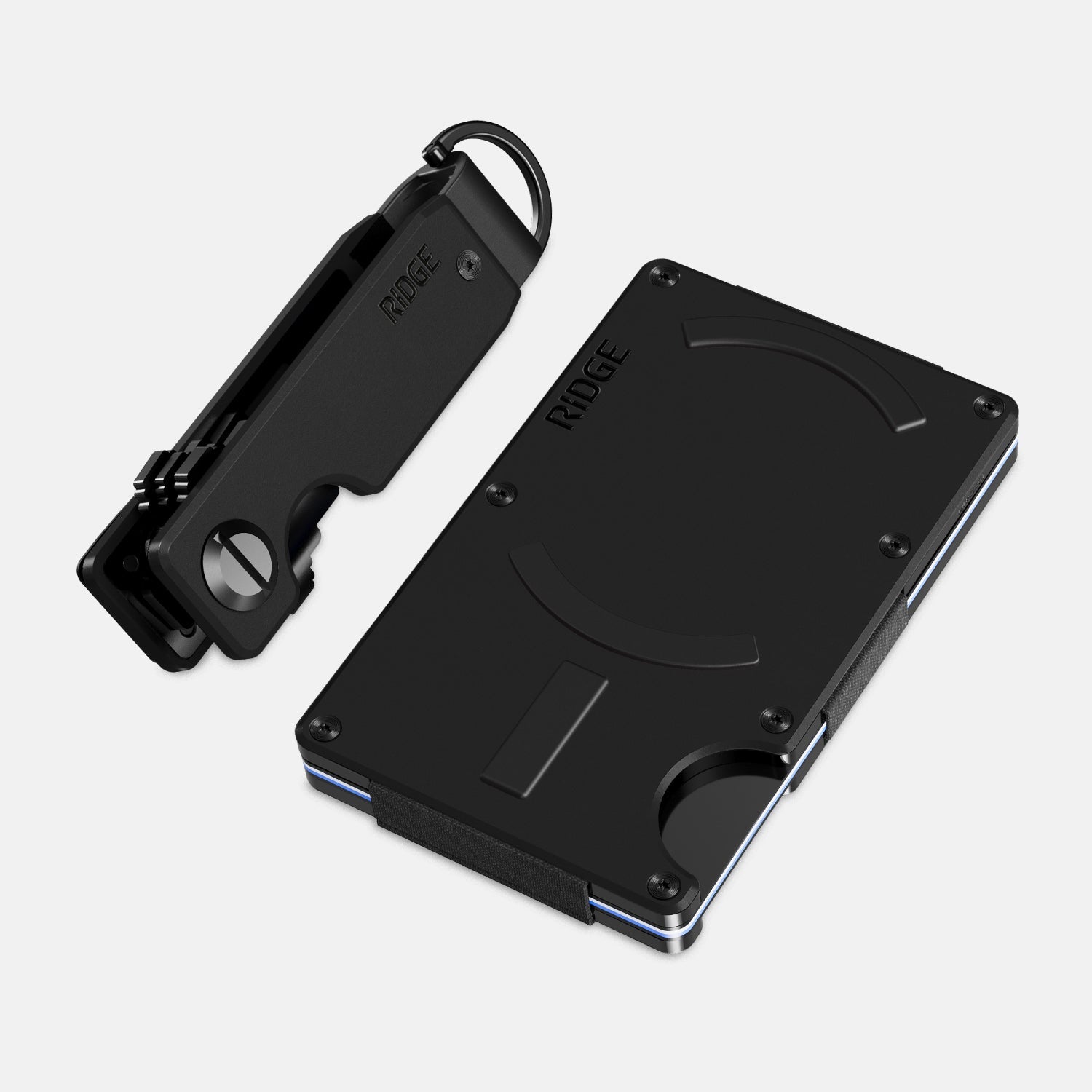 Wallet For MagSafe + KeyCase - Matte Black - Ridge UK