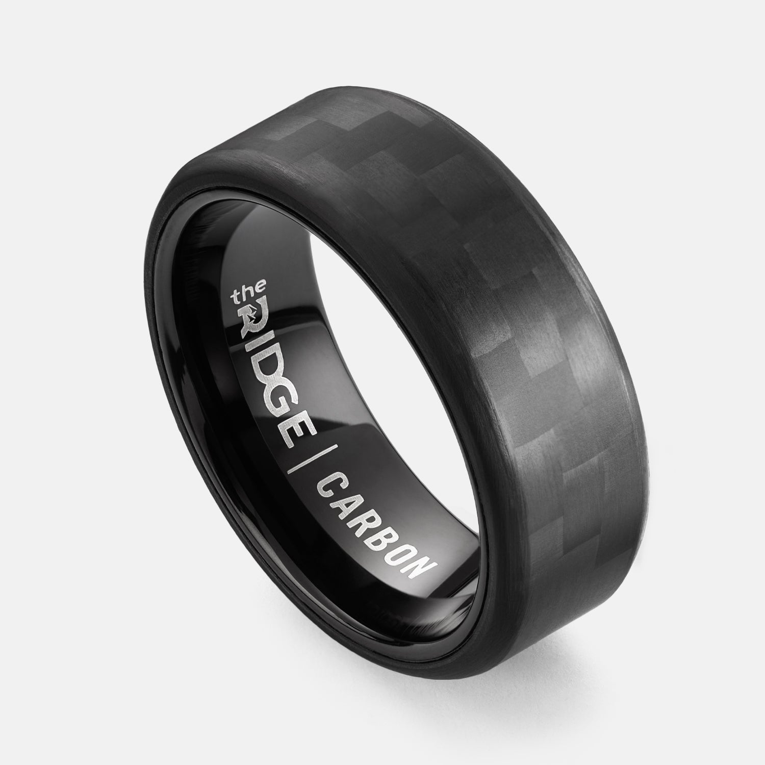 Carbon fiber and 2025 gold wedding band