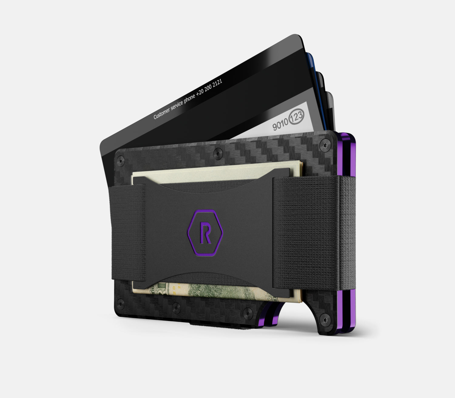 小物 the RIDGE Forged Carbon Cash Strap Slim & Strong Forged Carbon Wallet | The Ridge