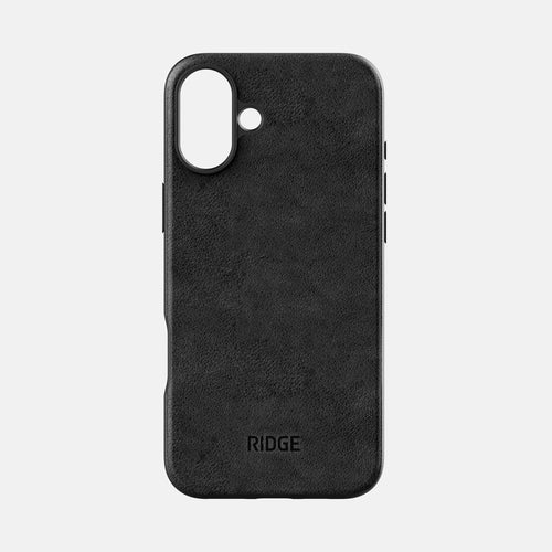 Everyday Phone Case - iPhone 16 Plus - Midnight Black Leather