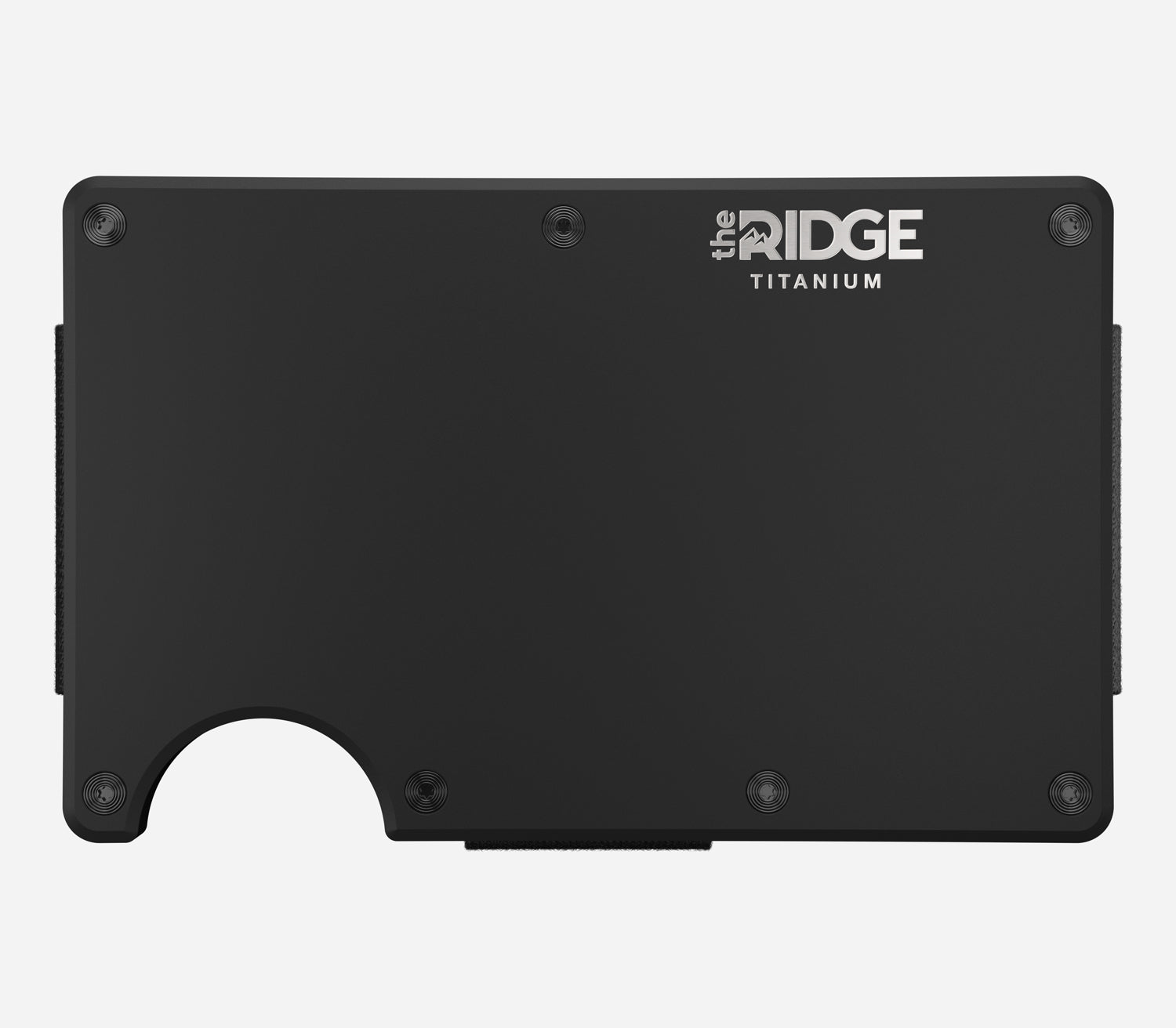 THE RIDGE/財布/-/BLK Ridge Wallet - Matte Black Titanium